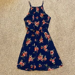 Francesca’s Navy Floral Dress